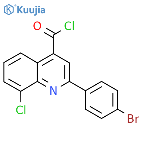 2-(4-Bromophenyl)-8-chloroquinoline-4-carbonyl chloride structure