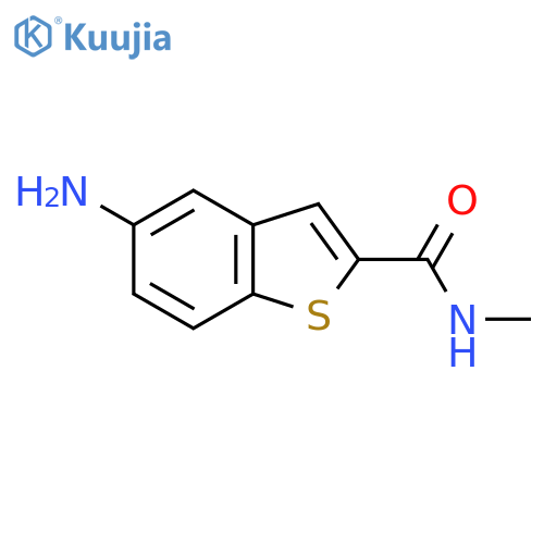 5-Amino-N-methyl-1-benzothiophene-2-carboxamide structure
