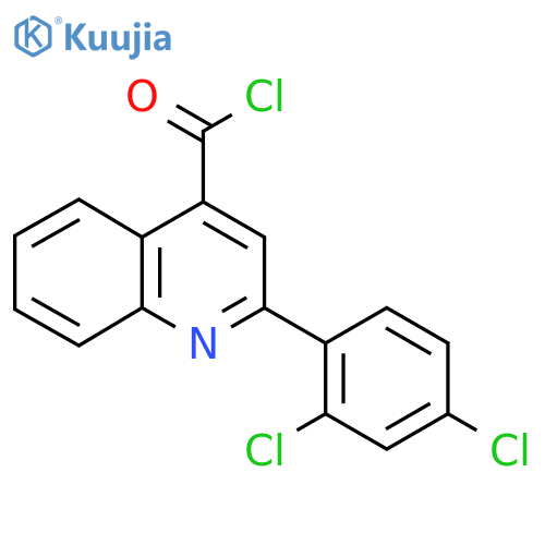 2-(2,4-Dichlorophenyl)quinoline-4-carbonyl chloride structure