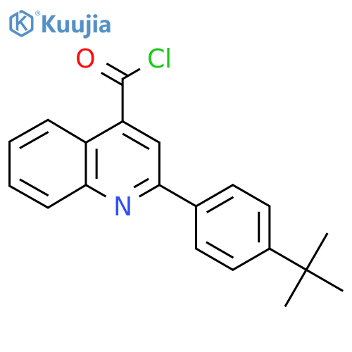 2-(4-Tert-butylphenyl)quinoline-4-carbonyl chloride structure
