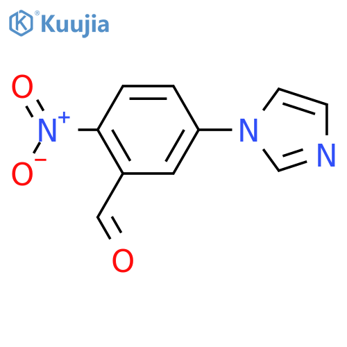 5-(1H-imidazol-1-yl)-2-nitrobenzaldehyde structure