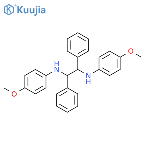 1,2-Ethanediamine, N,N'-bis(4-methoxyphenyl)-1,2-diphenyl- structure