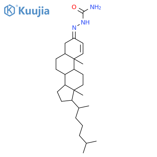 5b-Cholest-1-en-3-one,semicarbazone (6CI) structure