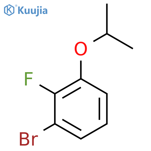 1-Bromo-2-fluoro-3-(1-methylethoxy)-benzene structure
