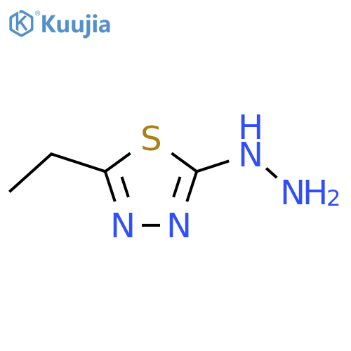1,3,4-Thiadiazole,2-ethyl-5-hydrazinyl- structure