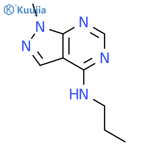 1-methyl-N-propyl-1H-pyrazolo[3,4-d]pyrimidin-4-amine structure