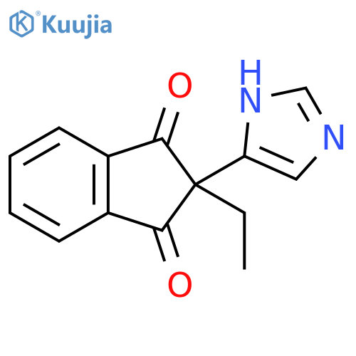 2-Ethyl-2-(1H-imidazol-5-yl)-1H-Indene-1,3(2H)-dione structure