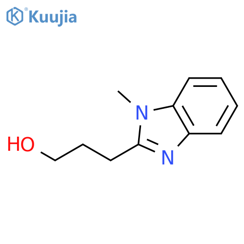 3-(1-Methyl-1H-benzimidazol-2-yl)-1-propanol structure
