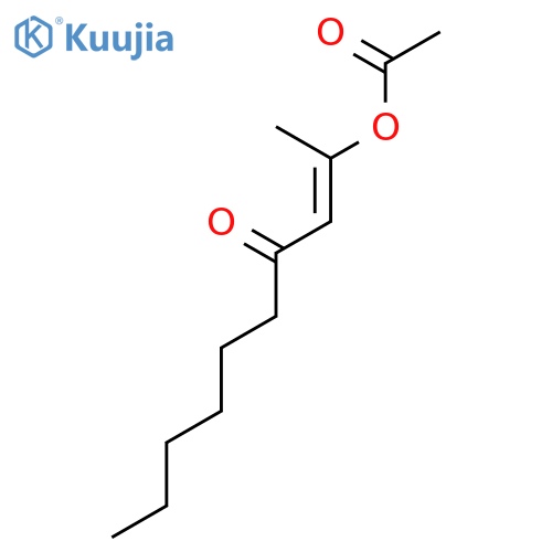 2-Decen-4-one, 2-(acetyloxy)- structure