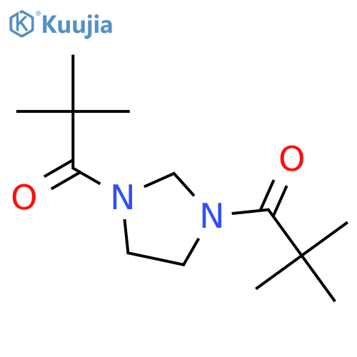 1-[3-(2,2-dimethylpropanoyl)imidazolidin-1-yl]-2,2-dimethylpropan-1-one structure