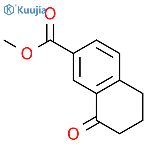 Methyl 8-oxo-5,6,7,8-tetrahydronaphthalene-2-carboxylate structure