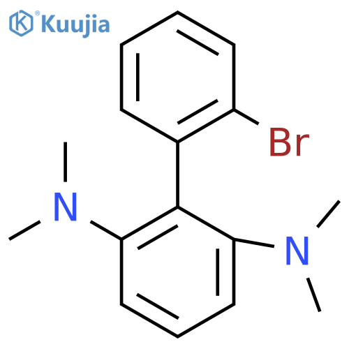 2,6-Bis(dimethylamino)-2'-bromo-1,1'-biphenyl structure