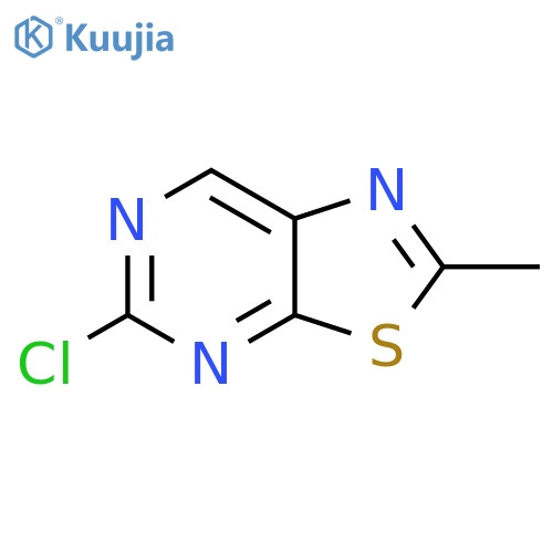 Thiazolo[5,4-d]pyrimidine, 5-chloro-2-methyl- structure