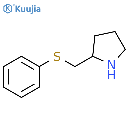 2-[(phenylsulfanyl)methyl]pyrrolidine structure