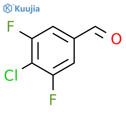 4-Chloro-3,5-difluorobenzaldehyde structure