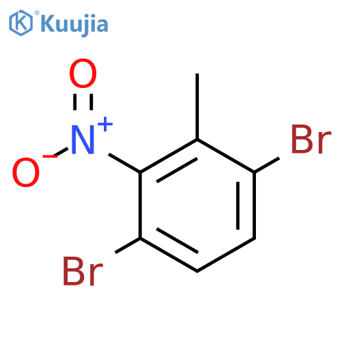2,5-Dibromo-6-nitrotoluene structure
