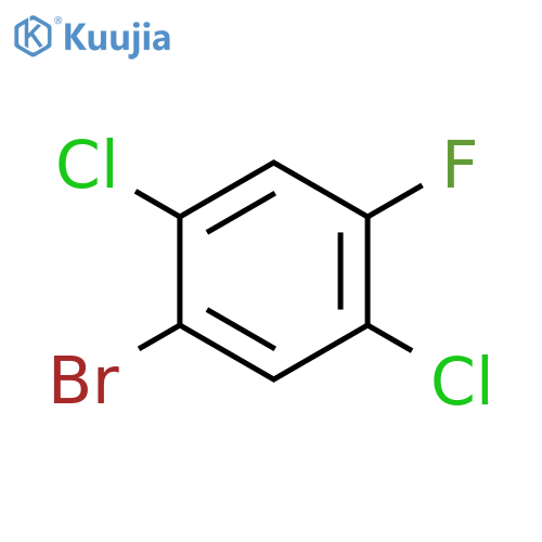 1-BROMO-2,5-DICHLORO-4-FLUOROBENZENE structure