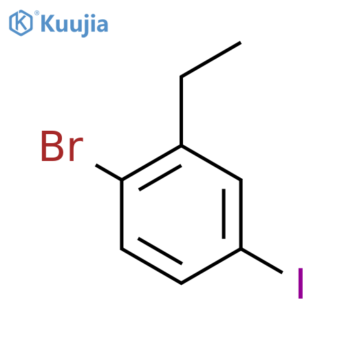 1-Bromo-2-ethyl-4-iodobenzene structure