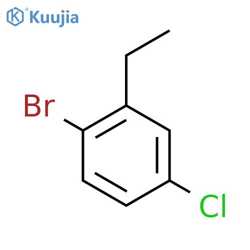 2-Bromo-5-chloroethylbenzene structure