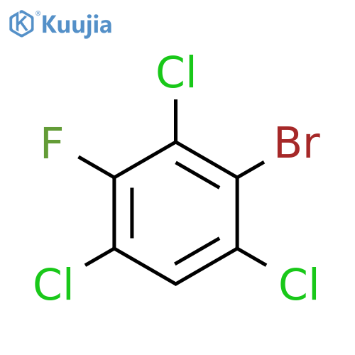 1-Bromo-3-fluoro-2,4,6-trichlorobenzene structure