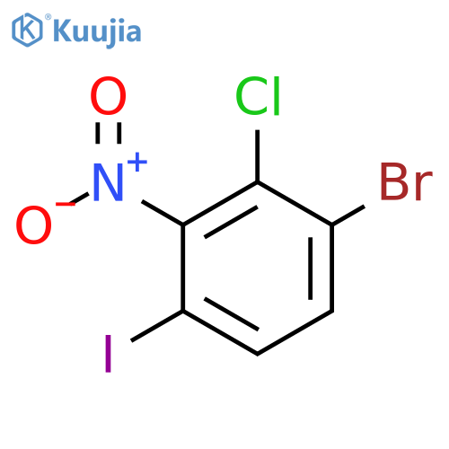 2-Chloro-3-bromo-6-iodonitrobenzene structure