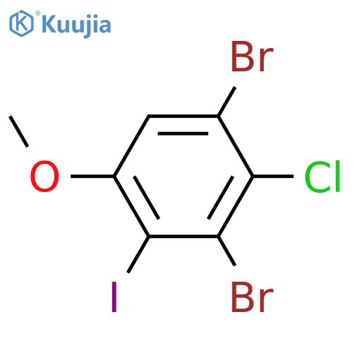 4-Chloro-3,5-dibromo-2-iodoanisole structure