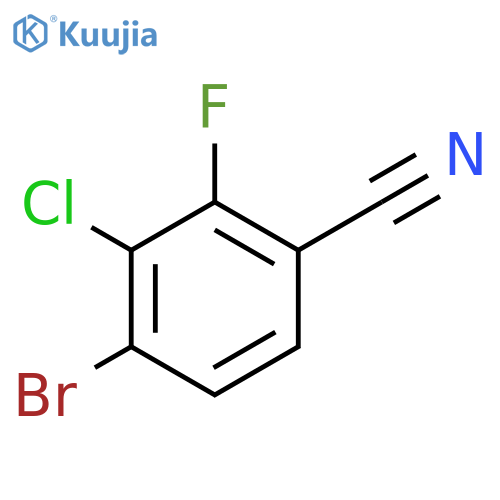 4-\u200bBromo-\u200b3-\u200bchloro-\u200b2-\u200bfluorobenzonitrile structure