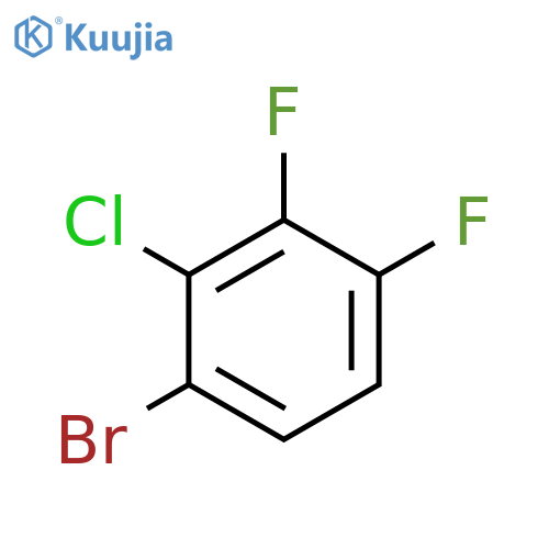 1-BROMO-2-CHLORO-3,4-DIFLUOROBENZENE structure