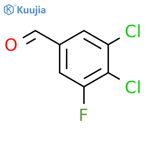 3,4-Dichloro-5-fluorobenzaldehyde structure