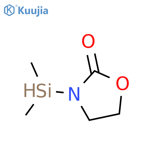 2-OXAZOLIDINONE, 3-(DIMETHYLSILYL)- structure