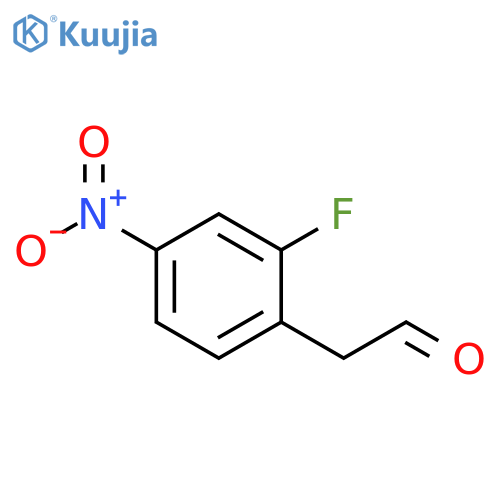 2-(2-fluoro-4-nitrophenyl)acetaldehyde structure