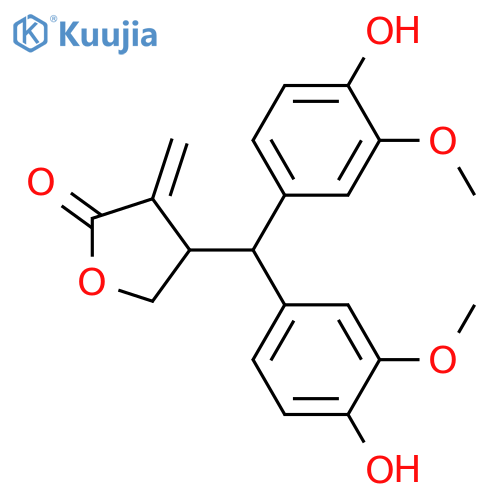 2,7'-Cyclo-3',4,4',5-tetrahydroxy-1,7-seco-8,8'-lign-7-en-9,9'-olide; (ξ)-form, 3',4-Di-Me ether structure