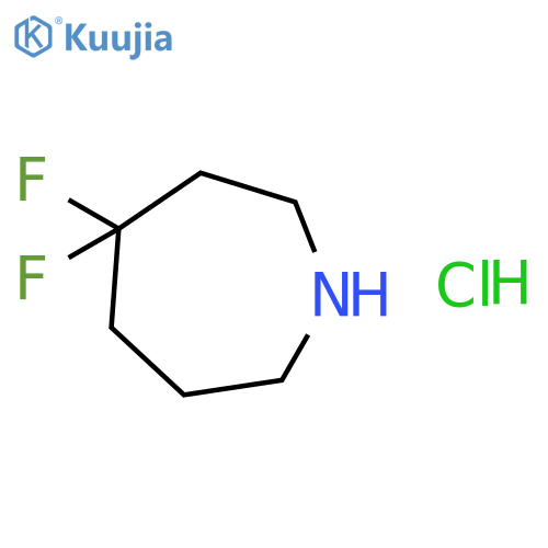 4,4-Difluoroazepane hydrochloride structure