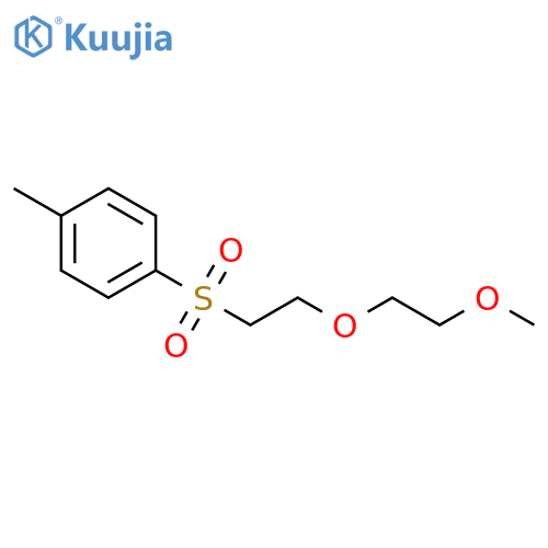Benzene, 1-[[2-(2-methoxyethoxy)ethyl]sulfonyl]-4-methyl- structure