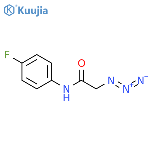 2-azido-N-(4-fluorophenyl)acetamide structure