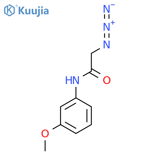 2-Azido-N-(3-methoxyphenyl)acetamide structure