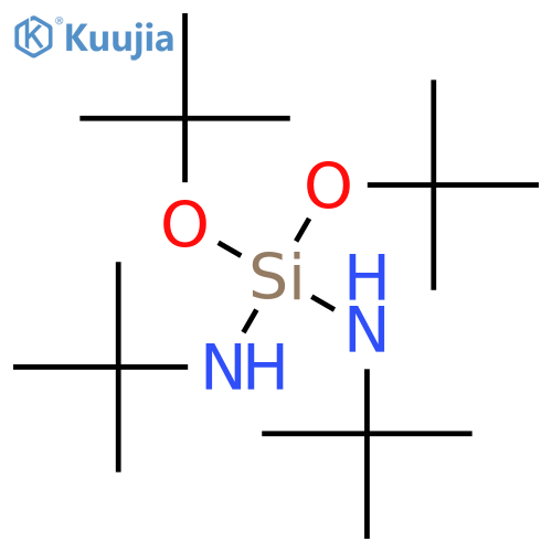 Silanediamine, 1,1-bis(1,1-dimethylethoxy)-N,N'-bis(1,1-dimethylethyl)- structure