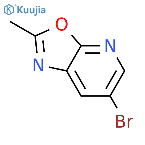 6-Bromo-2-methyloxazolo[5,4-b]pyridine structure