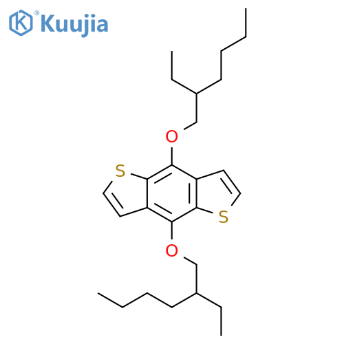 4,8-Bis((2-ethylhexyl)oxy)benzo1,2-b:4,5-b'dithiophene structure