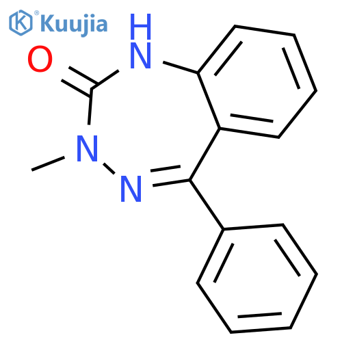 2H-1,3,4-BENZOTRIAZEPIN-2-ONE, 1,3-DIHYDRO-3-METHYL-5-PHENYL- structure