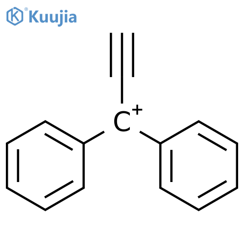 2-Propynylium, 1,1-diphenyl- structure