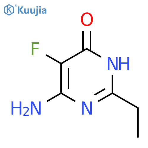 4(3H)-Pyrimidinone,6-amino-2-ethyl-5-fluoro- structure