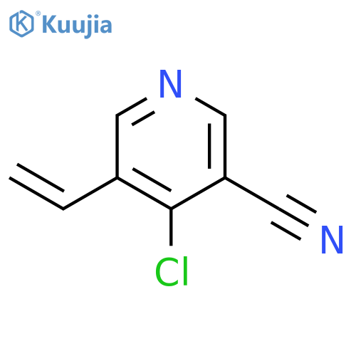 4-Chloro-5-vinylnicotinonitrile structure