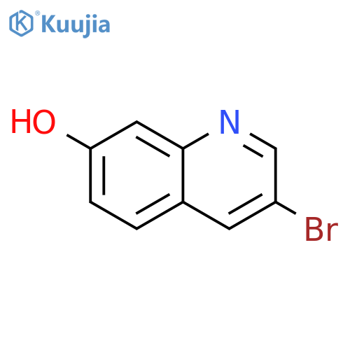 3-BroMoquinolin-7-ol structure