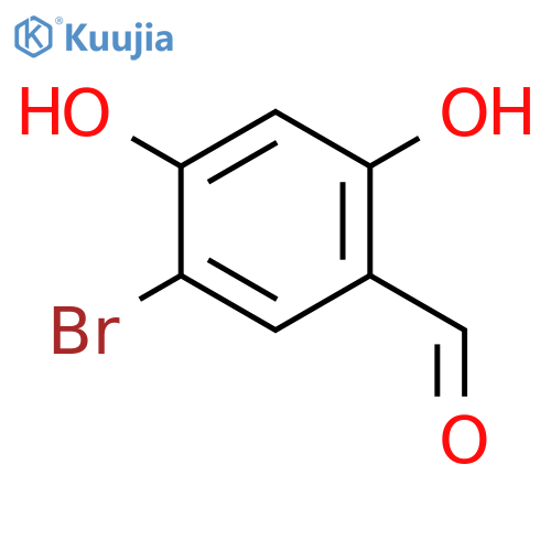 5-Bromo-2,4-dihydroxybenzaldehyde structure