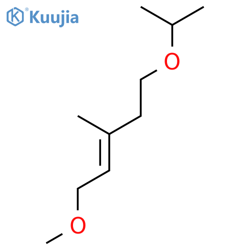 2-Pentene, 1-methoxy-3-methyl-5-(1-methylethoxy)-, (E)- structure