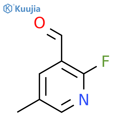2-Fluoro-5-methylpyridine-3-carbaldehyde structure