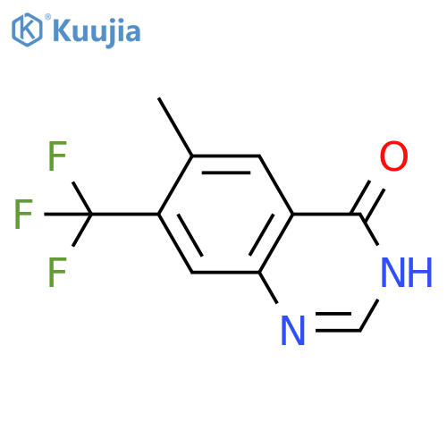 6-Methyl-7-(trifluoromethyl)quinazolin-4-ol structure