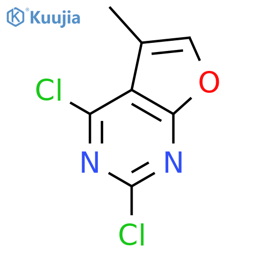 2,4-Dichloro-5-methylfuro[2,3-d]pyrimidine structure