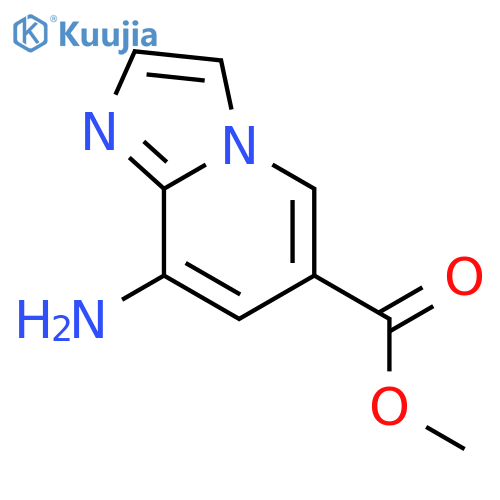 Methyl 8-aminoimidazo[1,2-a]pyridine-6-carboxylate structure